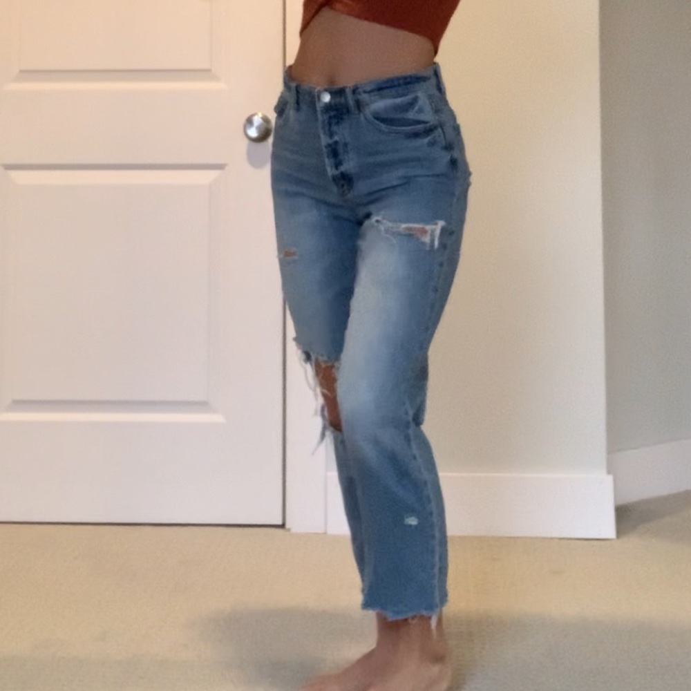 BDG Distressed Slim Straight Jean